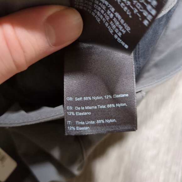 Black Diamond Alpine Pants Men's Medium Granite Lightweight Nylon Belted Hiking - Picture 4 of 14